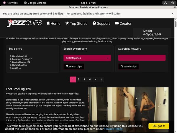 Yezzclips.com Member Login Free