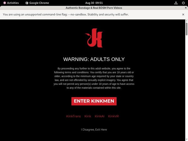 Kinkmen.com Porn Login