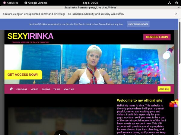SexyIrinka Porn Stars