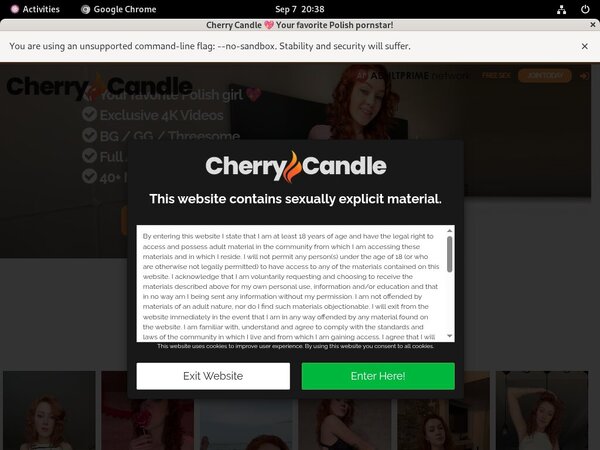 Free New Cherry Candle Free New Cherry Candle