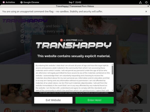 Transhappy.com Passwords Accounts