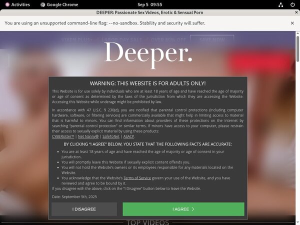 Deeper.com Member Discount