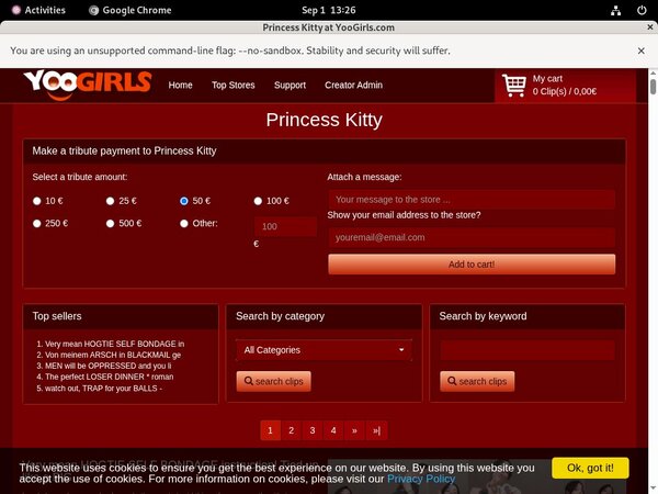 Princess Kitty Free Membership